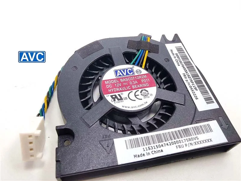 Zyvpee Zyvpee BASC0712R2M 12V .3A 4-pin PWM turbine blower case fan — 제품 사진