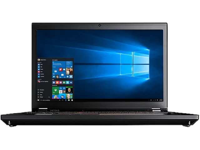 Black 17.3 inch ThinkPad P71 mobile workstation closed lid matte finish