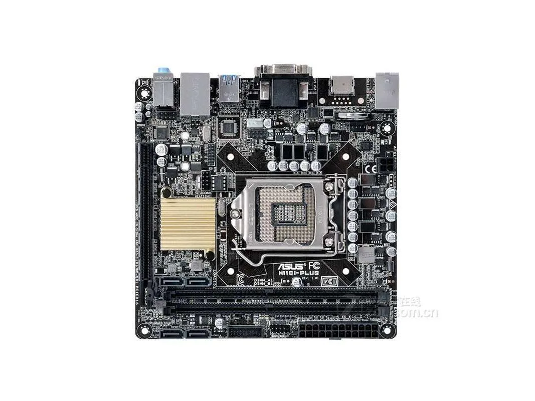 ASUS ASUS H110I-PLUS Intel H110 DDR4 32GB Mini-ITX motherboard — photo du produit