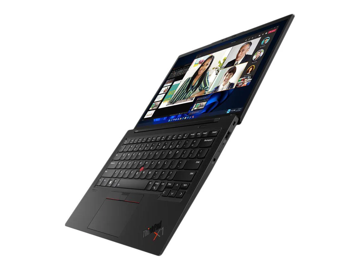Black 14 inch touchscreen laptop with matte finish