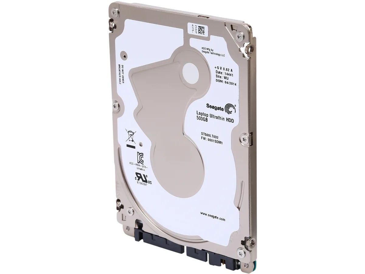 Seagate Seagate ST500LT032 500GB 5400 RPM 16MB Cache SATA 6.0Gb/s 2.5" 5mm Laptop Hard Drive — productfoto