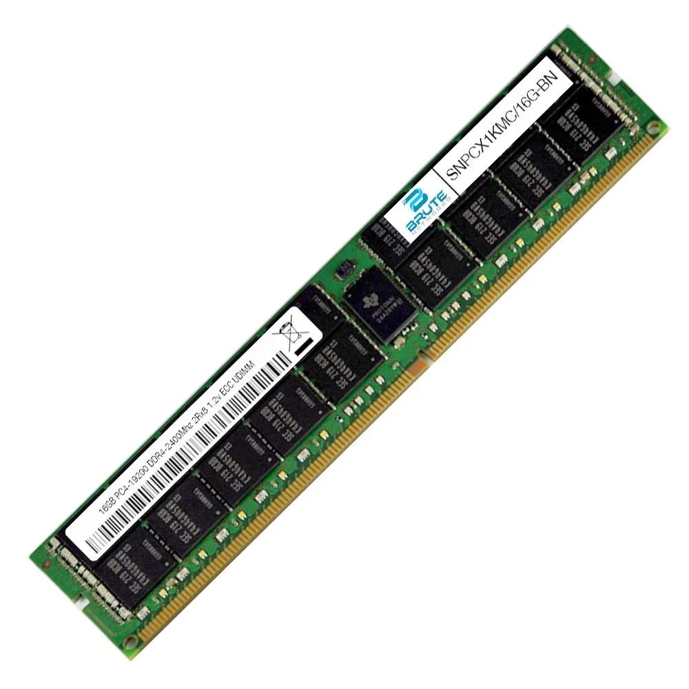 Brute Networks Brute Networks 16GB DDR4-2400 ECC UDIMM CL15 2Rx8 1.20V Dell SNPCX1KMC/16G — photo du produit