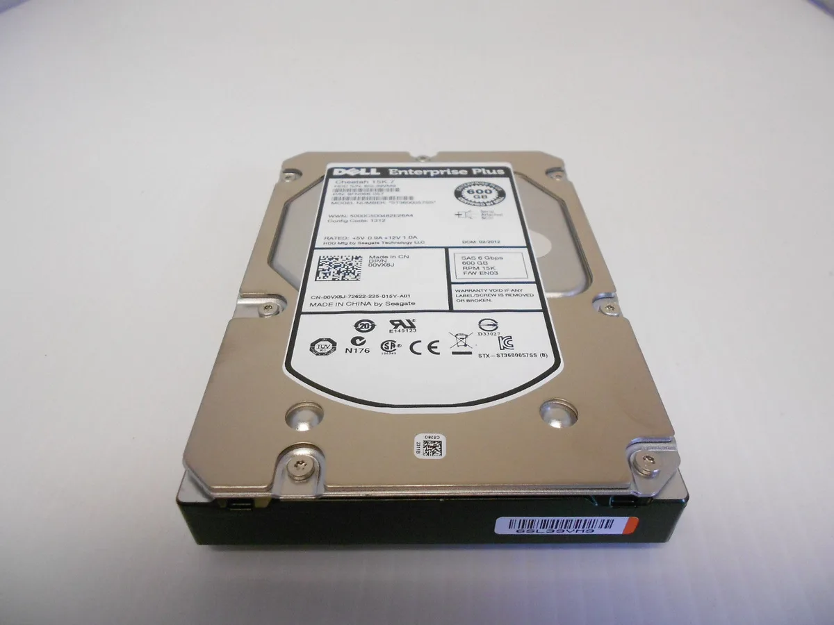DELL DELL ST3600057SS EqualLogic 0VX8J 600GB 15000RPM 3.5" SAS PS6000 PS6110 PS6210 9FN066-057 internal hard drive — zdjęcie produktu