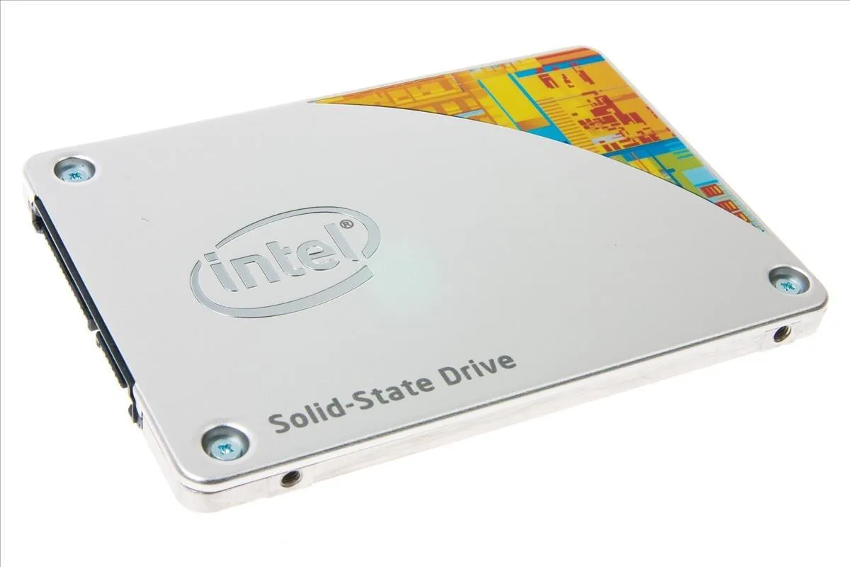 Silver 2.5 inch Intel 535 Series 180GB SATA internal SSD