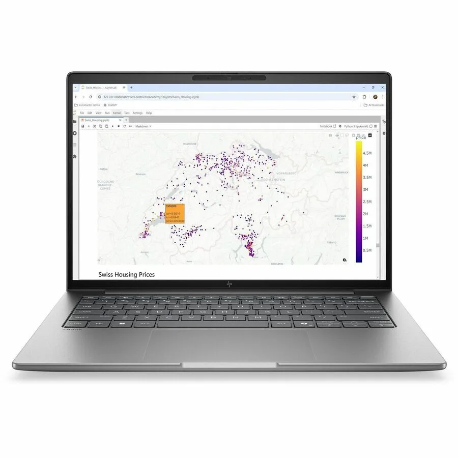 HP HP ZBook 8 G2a 14" laptop AMD Ryzen AI 7 PRO 450 64GB 1TB DK8K6UT#ABA — product photo