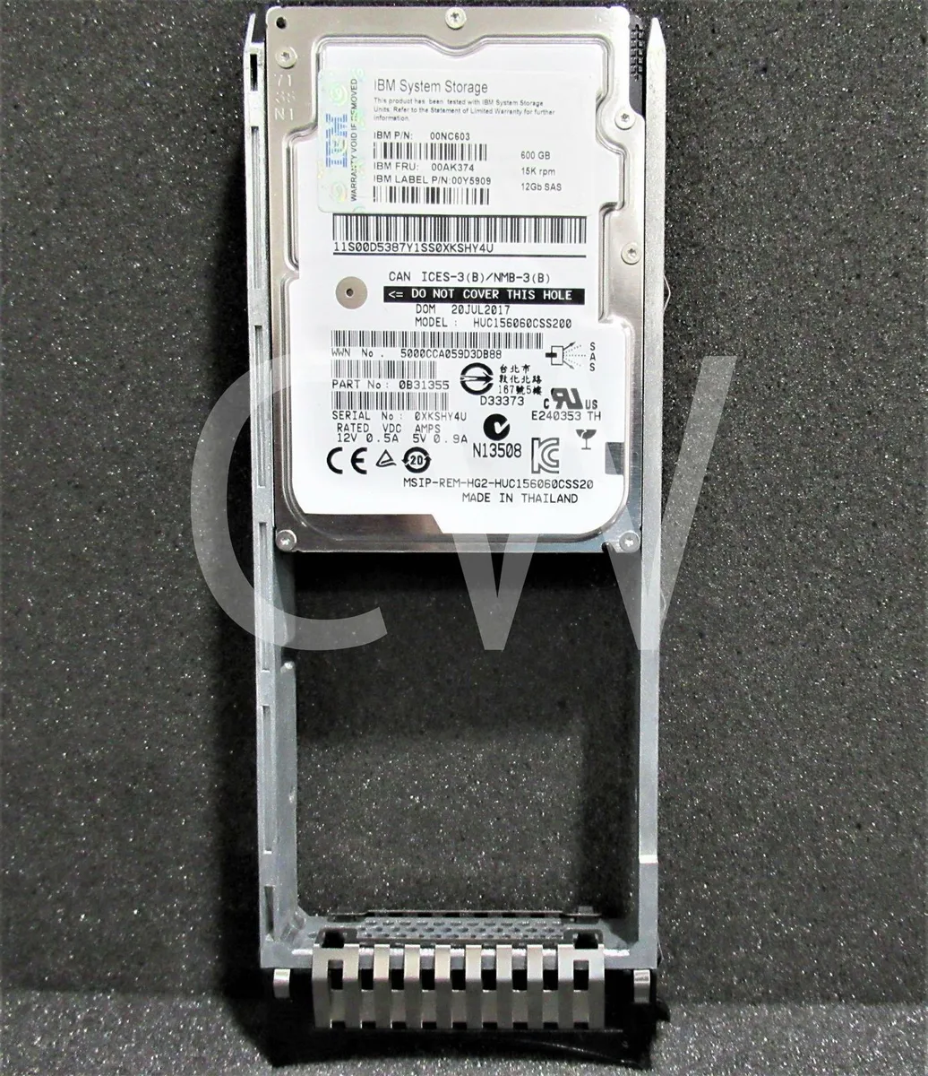 IBM IBM HUC156060CSS200 600GB 15K 12Gb/s 2.5" SAS internal hard drive — снимка на продукта