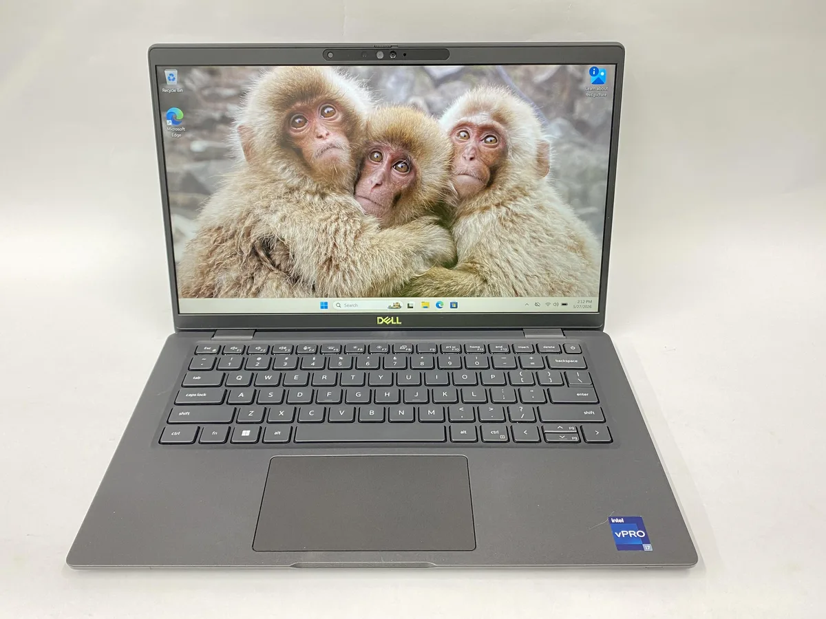 Silver Dell Latitude 7430 14 inch laptop closed lid