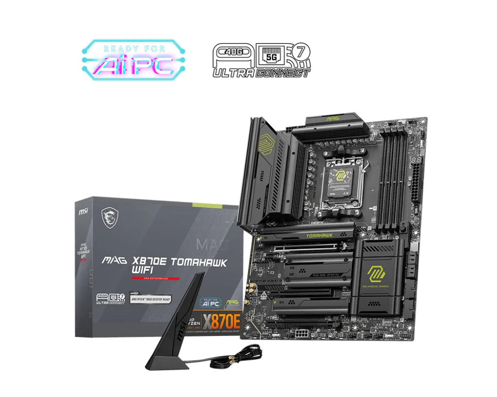 MSI MSI MAG X870E TOMAHAWK WIFI AMD motherboard — photo du produit