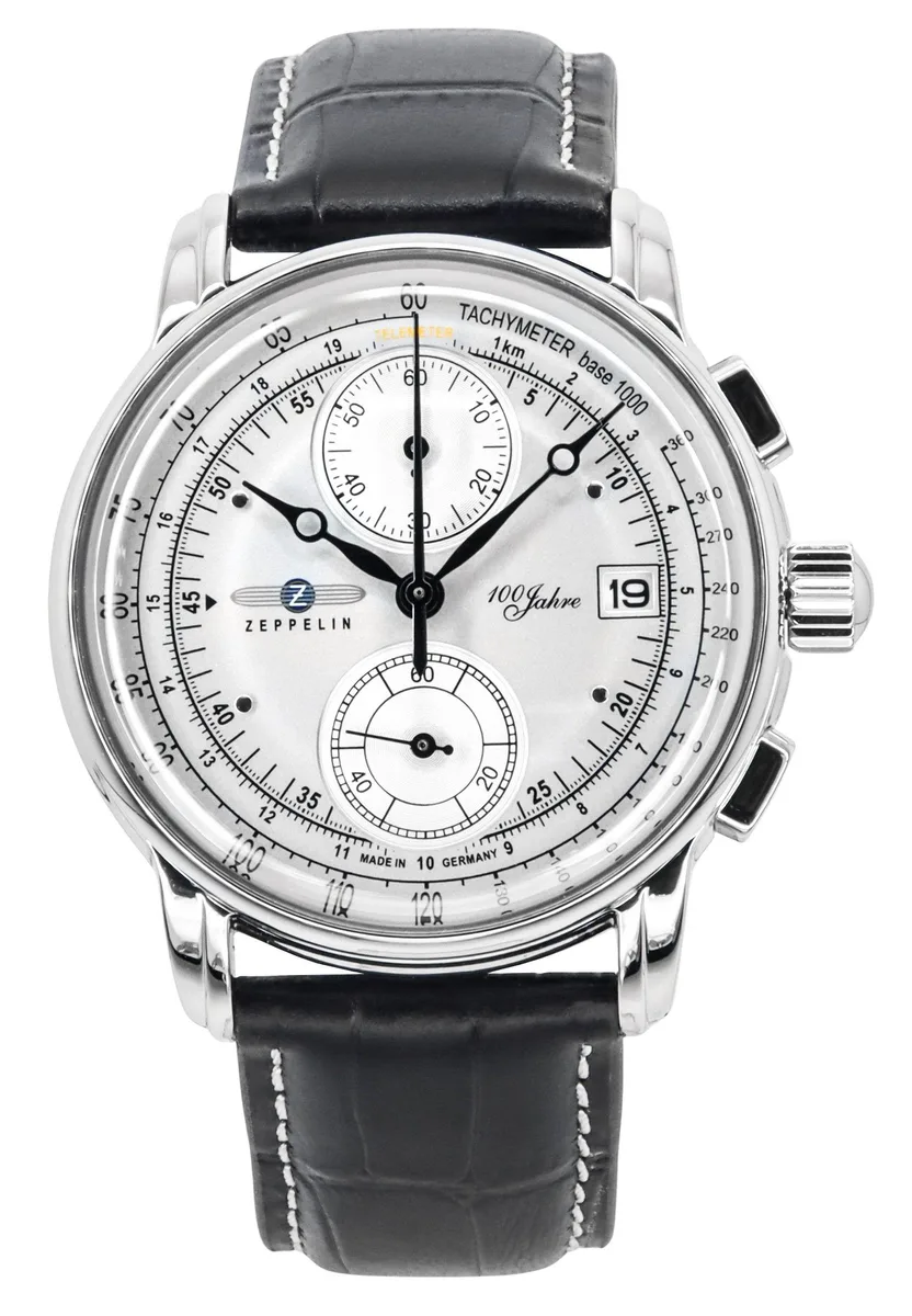 Graf Zeppelin Graf Zeppelin 100 Jahre Chronograph Silver Dial 42.00 mm 86701 watch — product photo