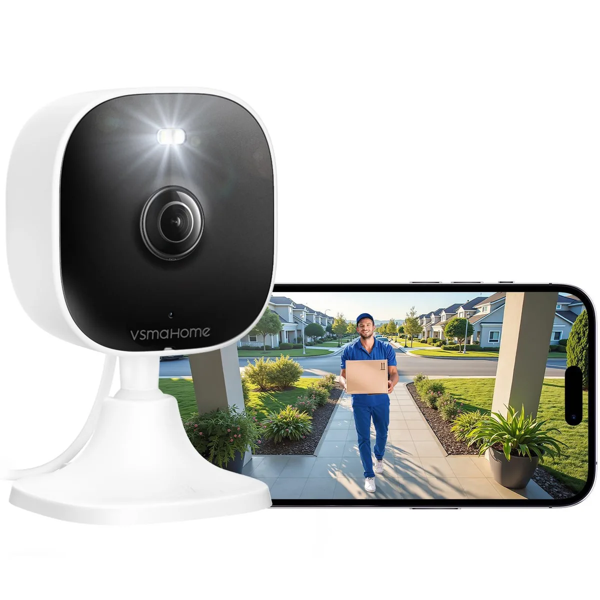 VSMAHOME 8311 2.5K network camera 2.4/5G 128GB 9.84ft — product photo