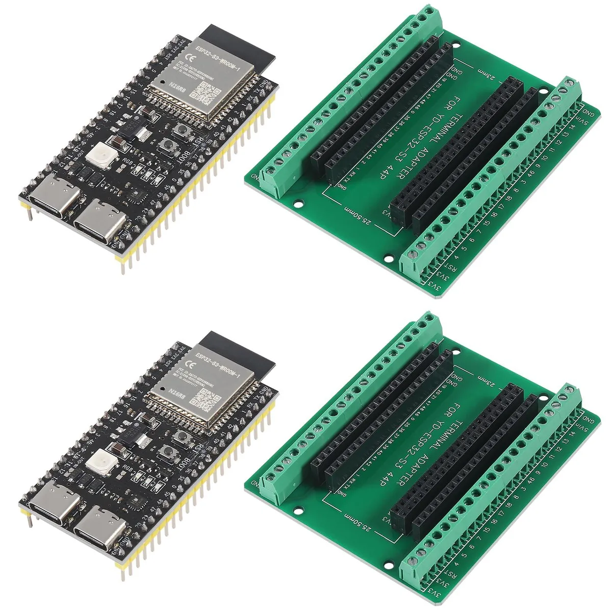 KEHIPI KEHIPI ESP32-S3 Development Board 44Pin 8M PSRAM Expansion Adapter — תמונת המוצר