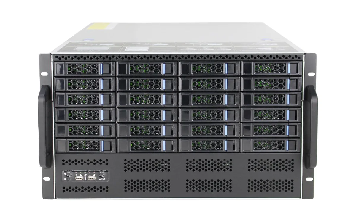 Shenzhen Junxiangcheng Technology Co., Shenzhen Junxiangcheng Technology Co., 6U Rackmount Server Chassis 48×3.5″ Hot-Swap 12Gb/s Backplane — صورة المنتج