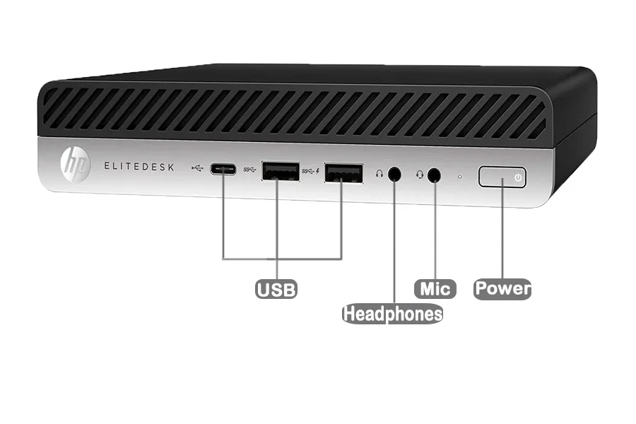 HP HP 600 G3 Mini i5-6500T 2.50 GHz 16GB 256GB SSD Windows 10 Pro desktop PC — תמונת המוצר