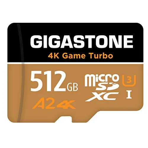 Gigastone Corporation Gigastone 512GB MicroSDXC Game Turbo memory card — Produktfoto