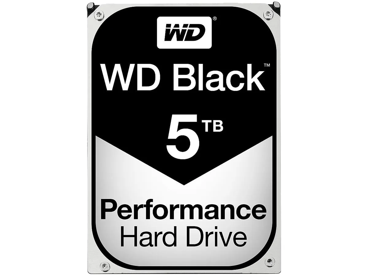 Silver 3.5 inch bare SATA hard drive with exposed circuit board