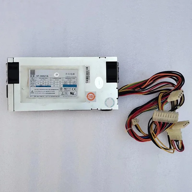 KHACHIMO 300W ATX power supply unit, black metal case with fan grille