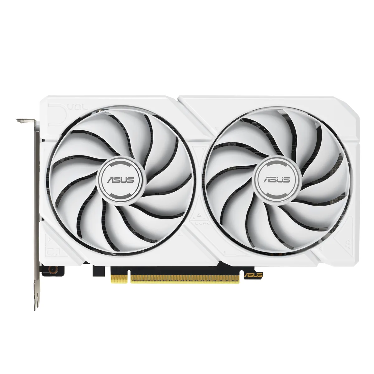 ASUS ASUS DUAL-RX9060XT-16G-WHITE Radeon RX 9060 XT graphics card — product photo