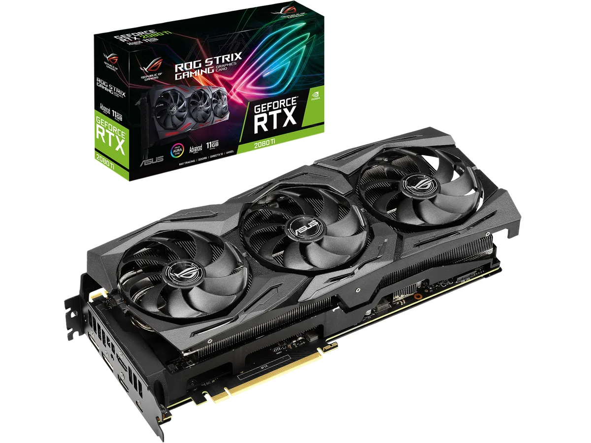 ASUS ASUS ROG Strix GeForce RTX 2080 Ti RTX2080TI-A11G-GAMIN graphics card — photo du produit