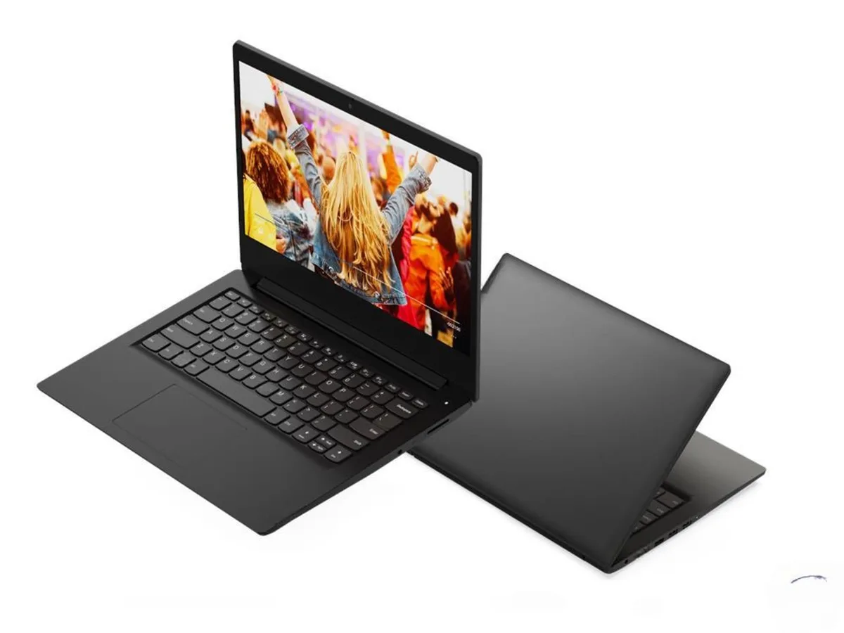 Silver 14 inch laptop closed showing smooth metallic finish
