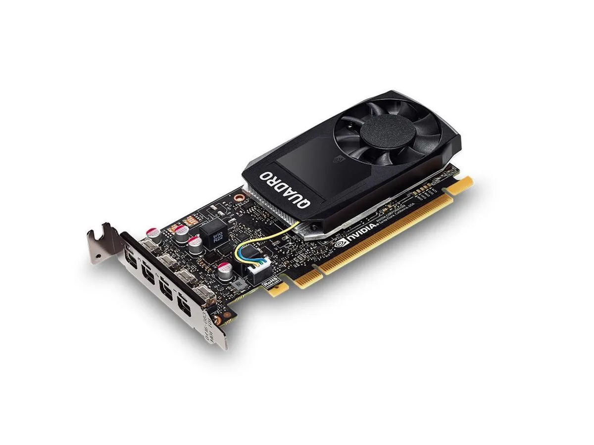NVIDIA NVIDIA P1000 4GB GDDR5 PCIe 3.0 x16 graphics card — photo du produit