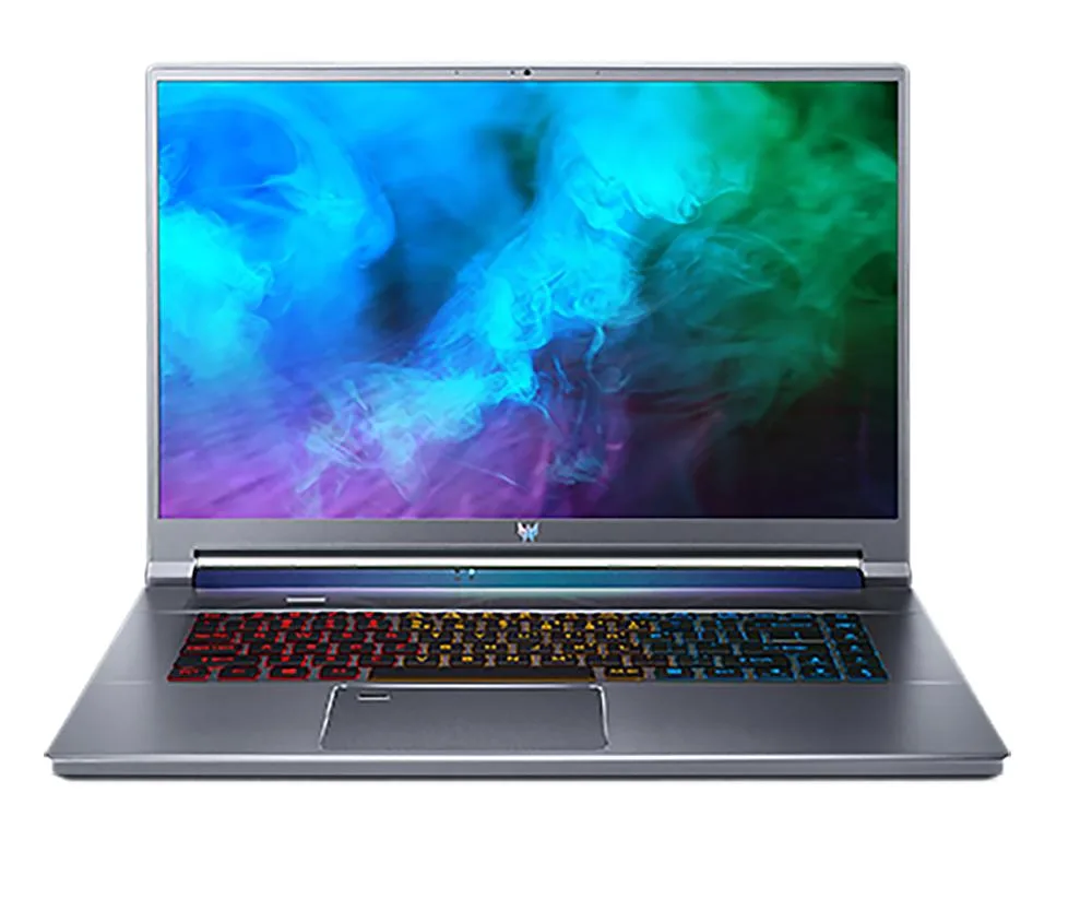 Steel Gray gaming laptop with 16.0 inch display
