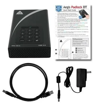 Apricorn Apricorn ADT-3PL256F-6000 6TB USB 3.0 encrypted external hard drive — תמונת המוצר