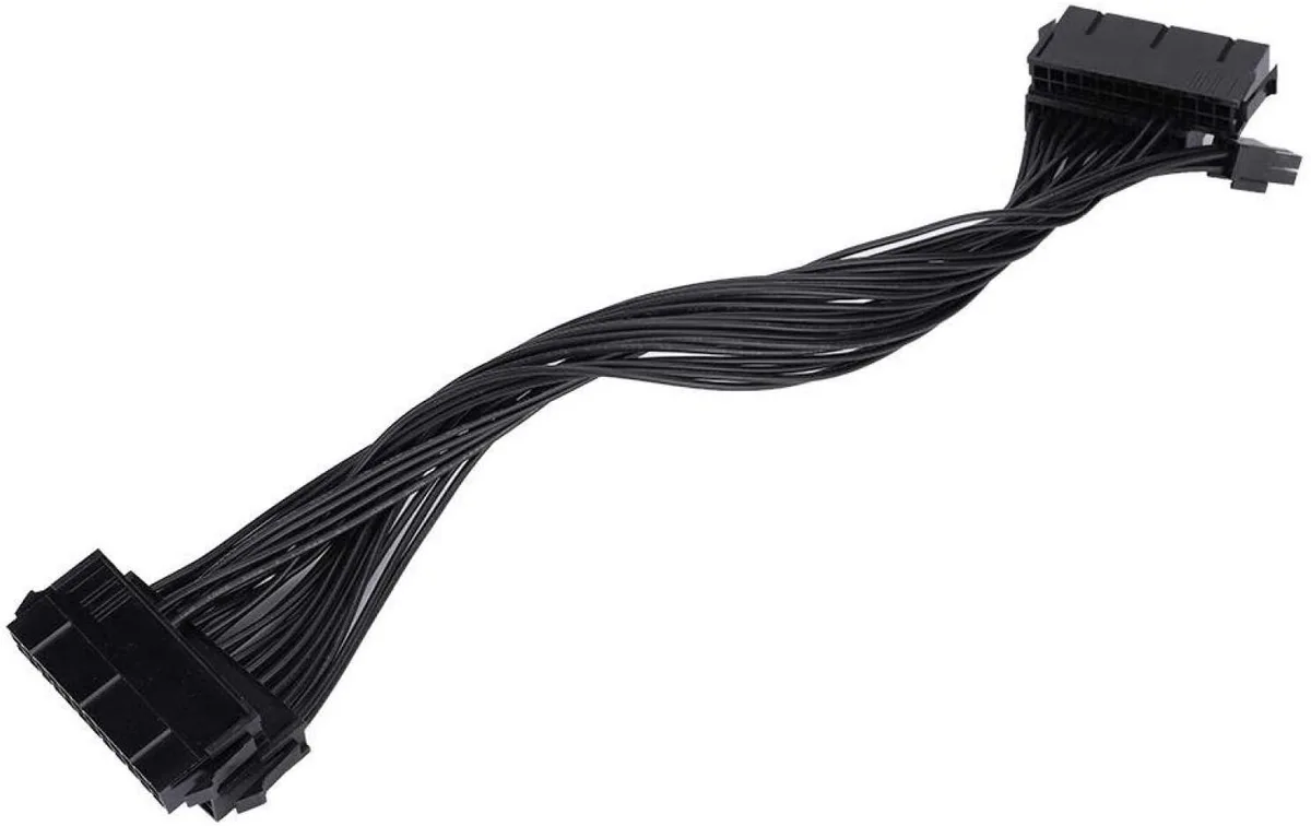 myVolts myVolts 24Pin Dual PSU Adapter 20+4 85cm 2000W power supply — produktbild
