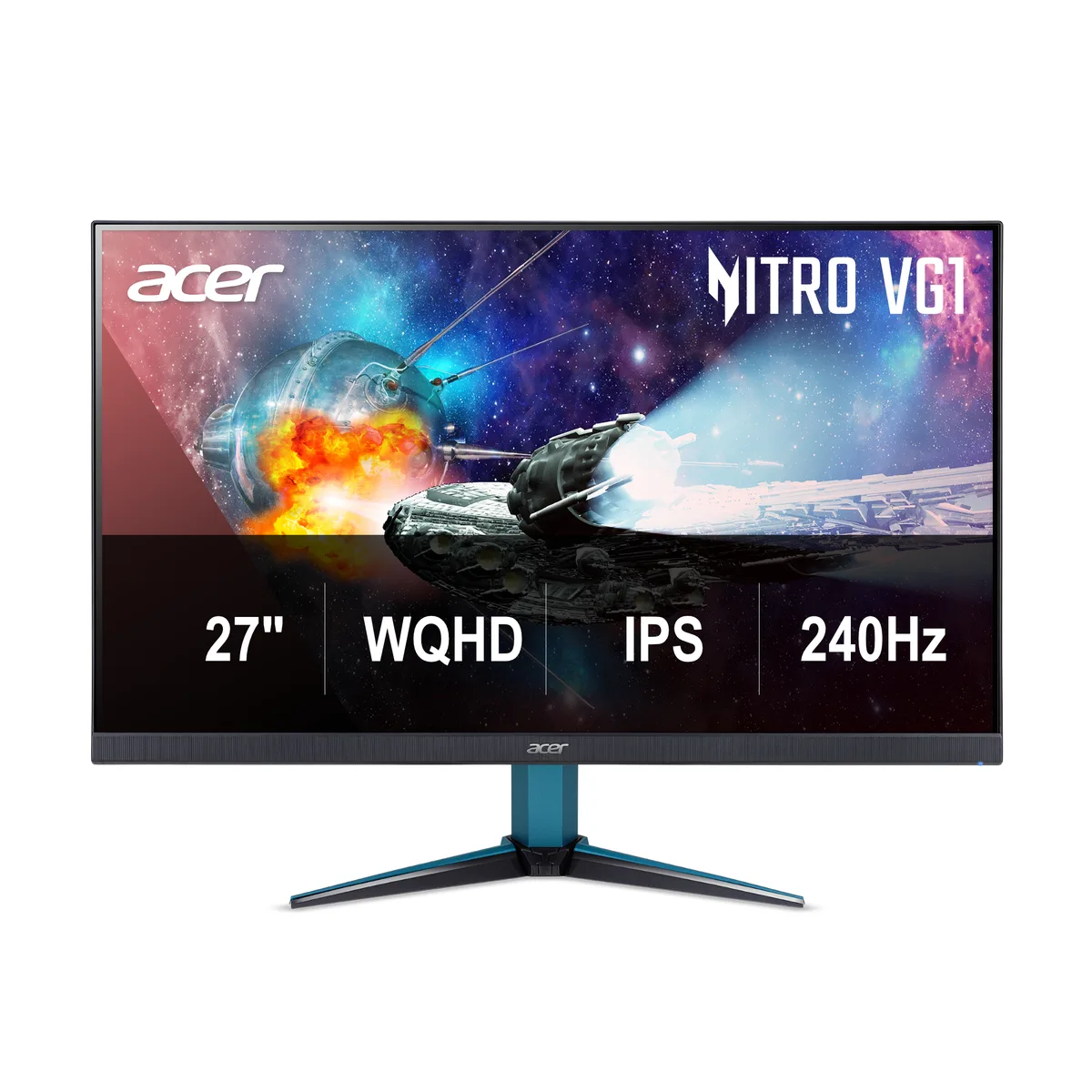 Acer America Acer America UM.HV2AA.201 Nitro VG272U W2BMIIPX 27" 2560x1440 240Hz IPS gaming monitor — product photo