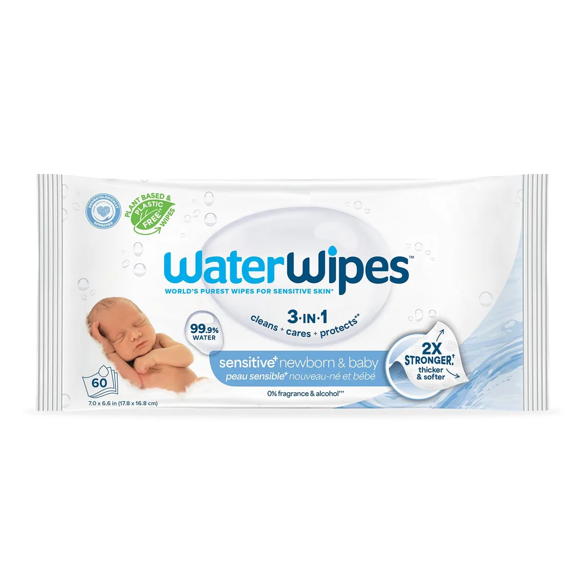 WaterWipes 100002 Soothing 60-count personal care — ürün fotoğrafı