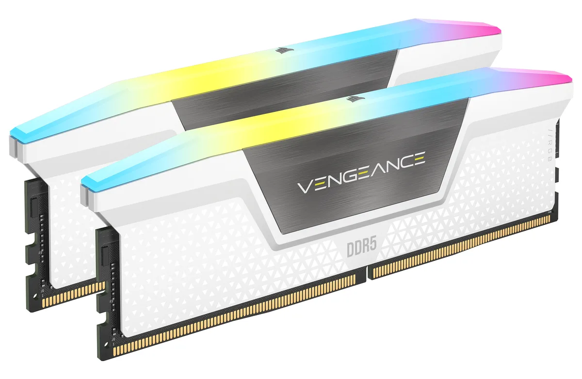 Corsair Corsair CMH32GX5M2B6000C30W 32GB (2x16GB) DDR5 6000 CL30 desktop RAM — 제품 사진