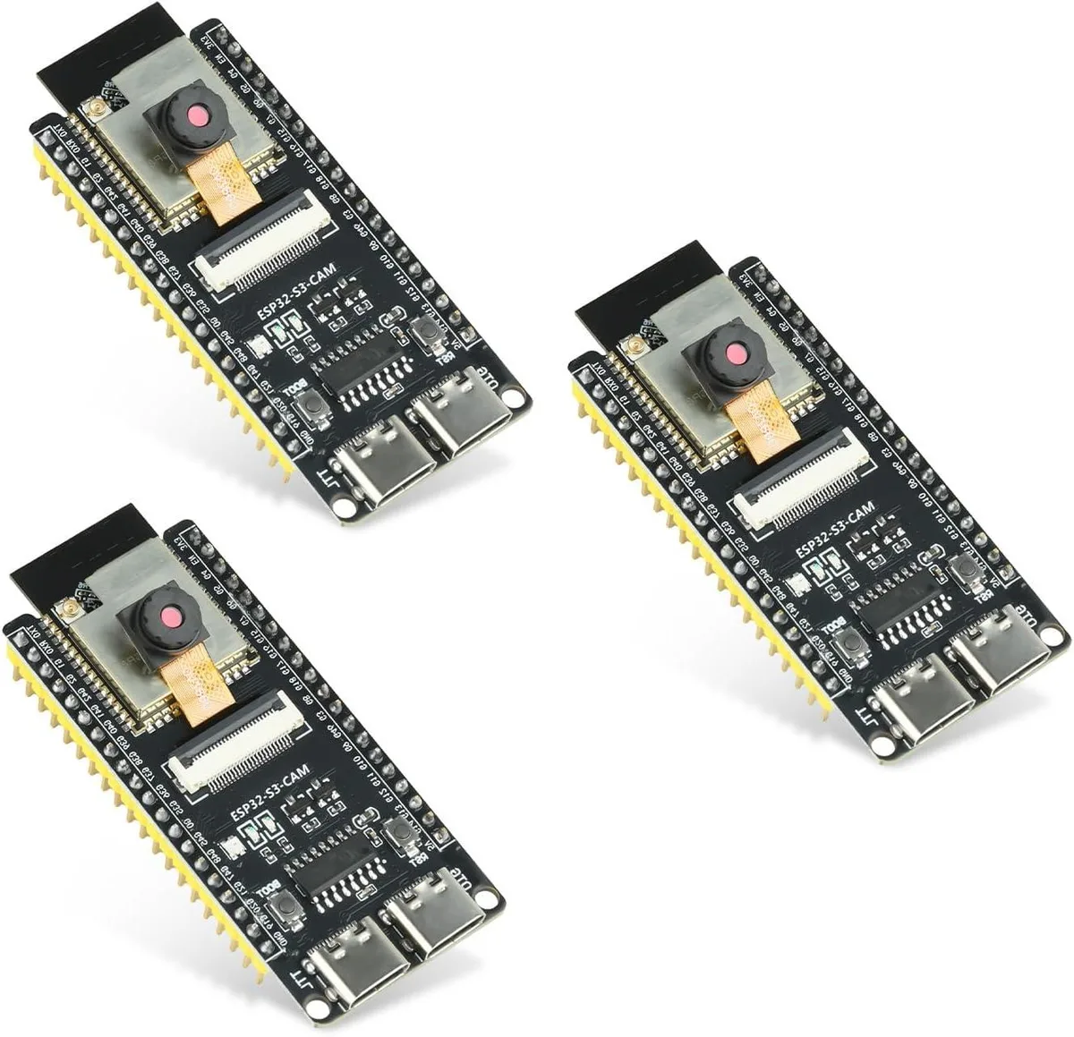 MCDODO MCDODO ESP32-S3-CAM Development Board OV3660 16MB Dual Type-C 3-Pack — toote foto