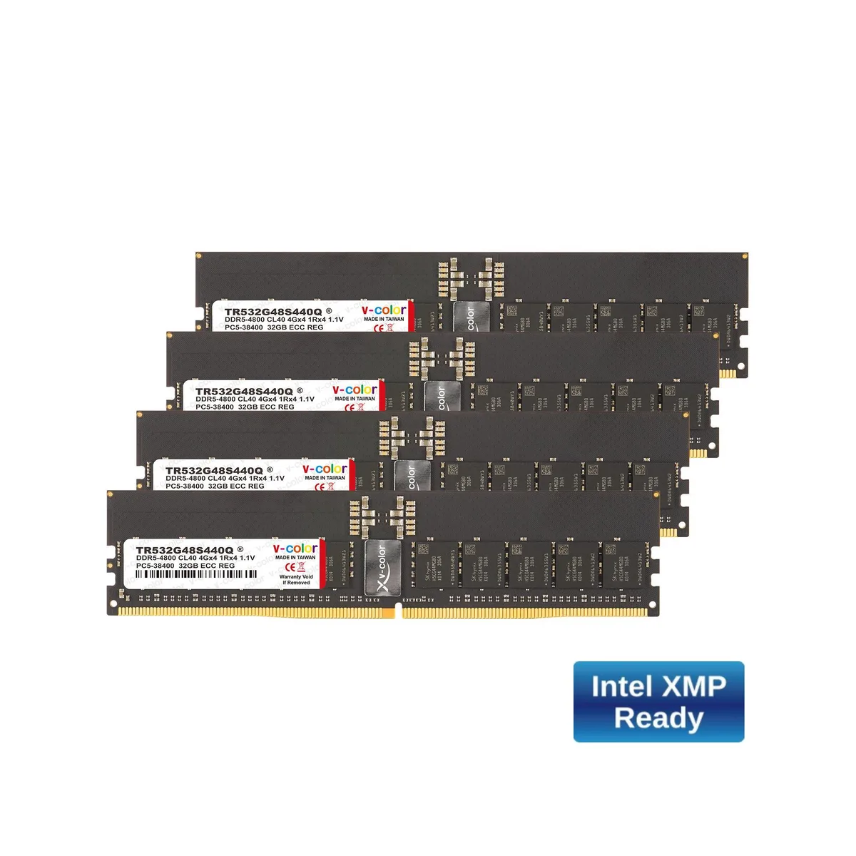 V-color V-color TR532G48S440QX DDR5 128GB (4x32GB) 4800 CL40 ECC R-DIMM memory upgrade — fotografija proizvoda