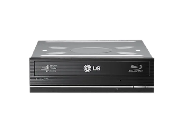 Black internal Blu-ray drive with eSATA and USB 2.0 connections