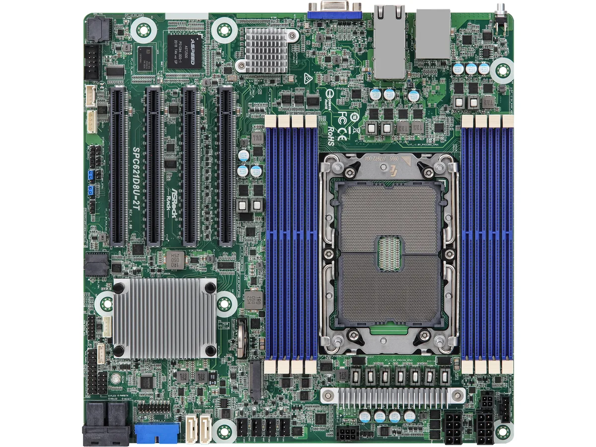 ASRock Rack ASRock Rack SPC621D8U-2T server motherboard — 商品写真
