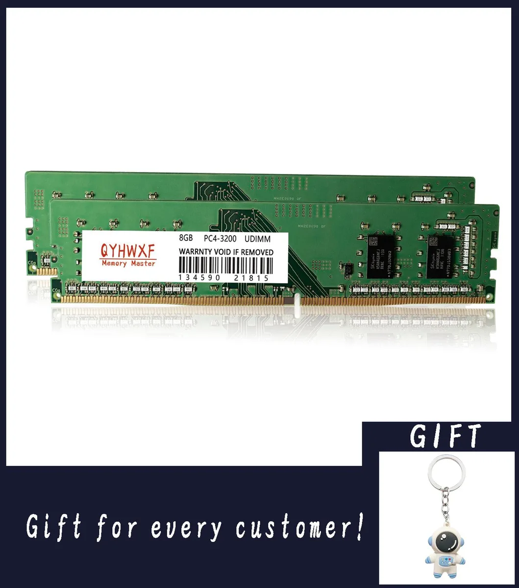 SK hynix SK hynix HMAA1GU6CJR6N-XN 16GB DDR4 3200 CL22 desktop RAM — תמונת המוצר