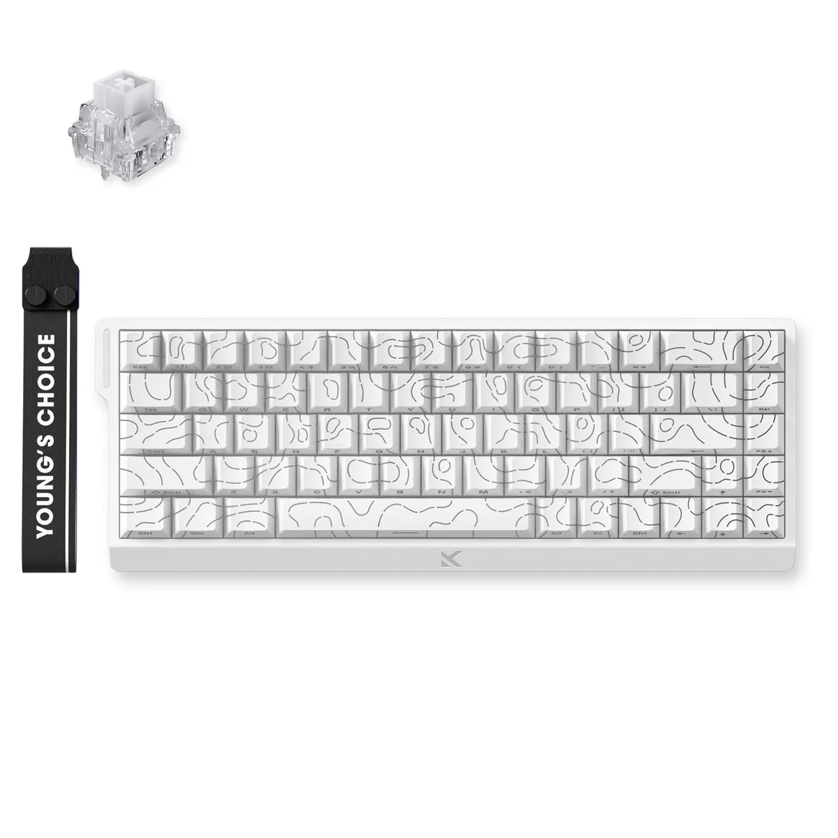 MCHOSE MCHOSE MC-Ace68-17 65% gaming keyboard 8000Hz .08ms RT .001mm — fotografia produktu