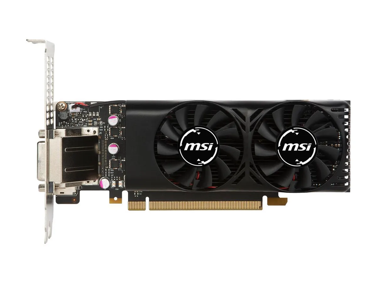 MSI MSI GeForce GTX 1050 2GT LP Low Profile graphics card — 商品写真