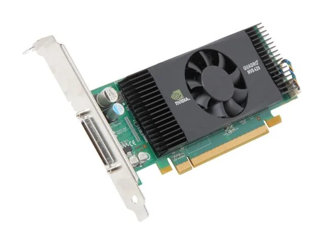 PNY Technologies, Inc. PNY Technologies, Inc. Quadro NVS 420 512MB GDDR3 PCI Express x16 Low Profile Workstation Graphics Card — Produktfoto