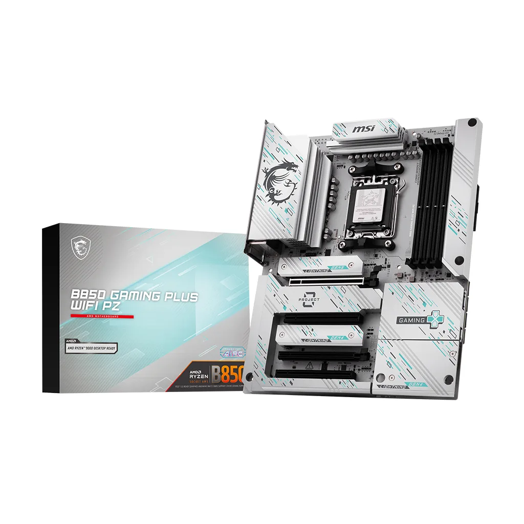 MSI MSI B850 GAMING PLUS WIFI PZ AMD motherboard — product photo