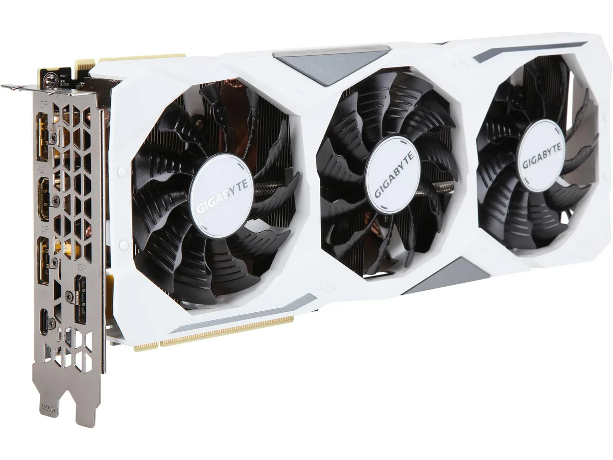 GIGABYTE GIGABYTE GeForce RTX 2080 WHITE graphics card — 商品写真