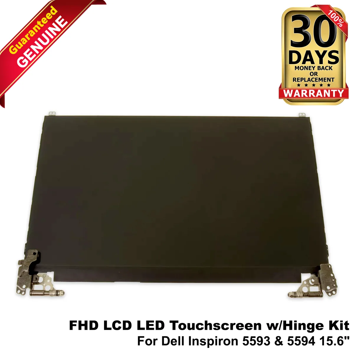DELL DELL R1TK9 15.6" FHD LCD LED Touchscreen Display Assembly with Hinge Kit for Inspiron 5593 5594 — product photo