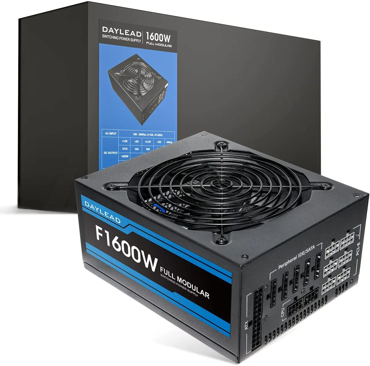 Daylead Daylead 1600W AT Power Supply Full Modular 110V — fotografie produktu