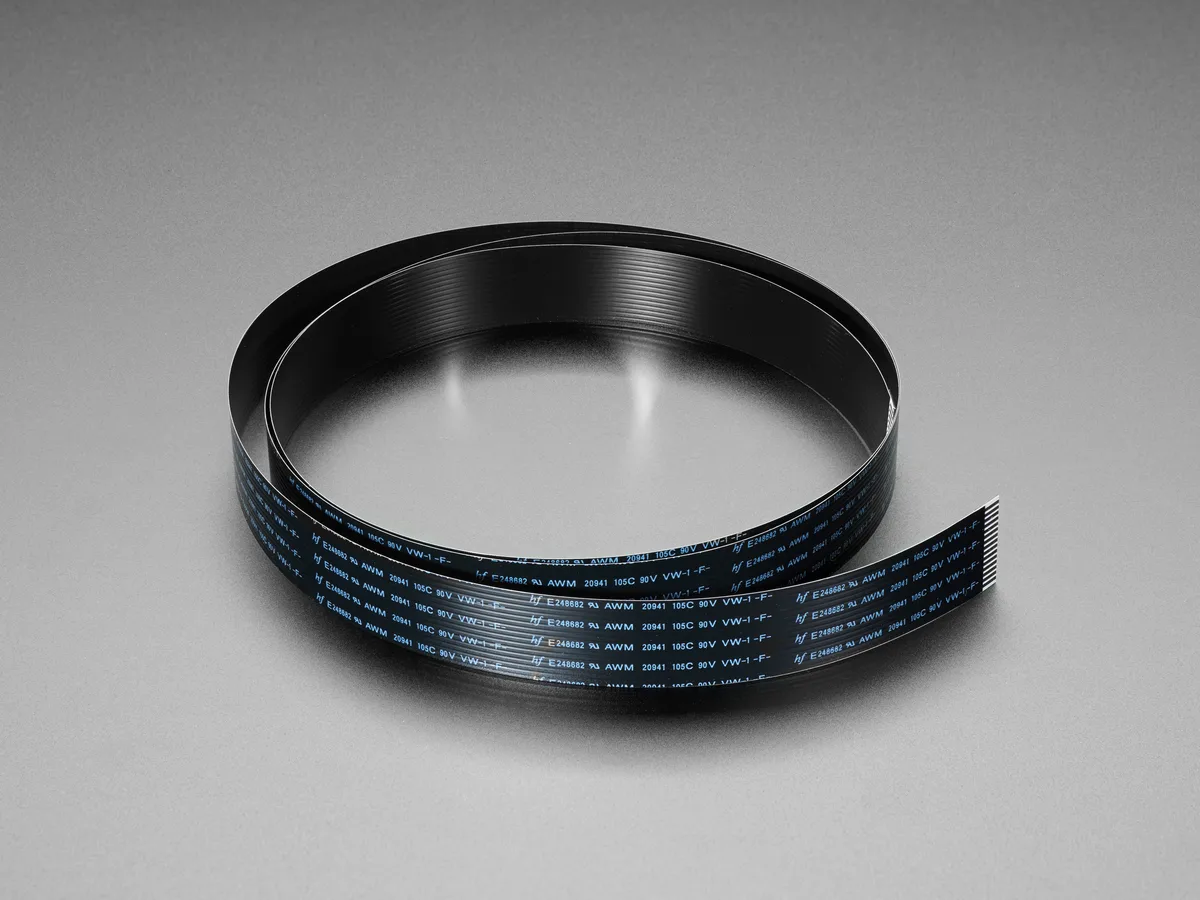 Adafruit Adafruit Flex Cable for Raspberry Pi Camera 1 meter engineering development tool — product photo