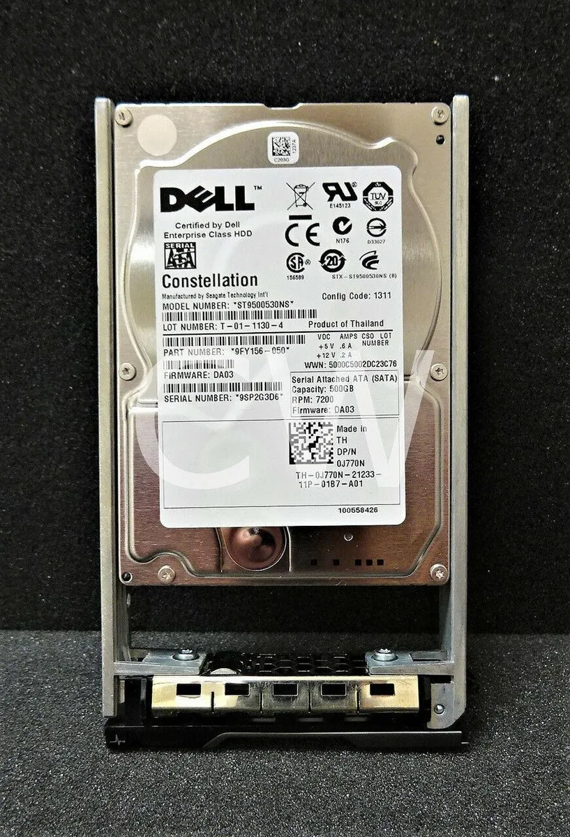 DELL DELL 0J770N 500GB 7.2K 32MB 2.5" SATA internal hard drive — 제품 사진