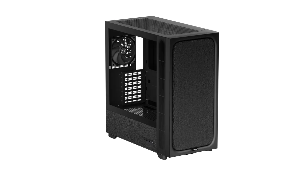 TRYX TRYX C-F500F-FM1E-G0K FLOVA Black Mid-Tower ATX PC Case — produktbilde
