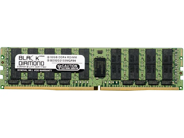 Black Diamond Memory Black Diamond Memory BD32G2133MQR96 32GB DDR4 2133 ECC Registered 4Rx4 server RAM — product photo