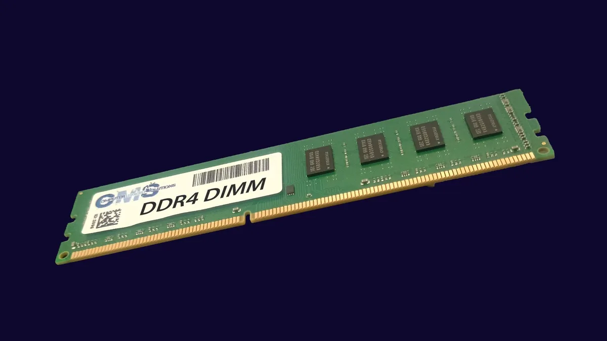 Computer Memory Solutions Computer Memory Solutions 2x32GB DDR4 3200MHz CL16 1.35V Non-ECC DIMM 288-pin memory upgrade — produktfoto