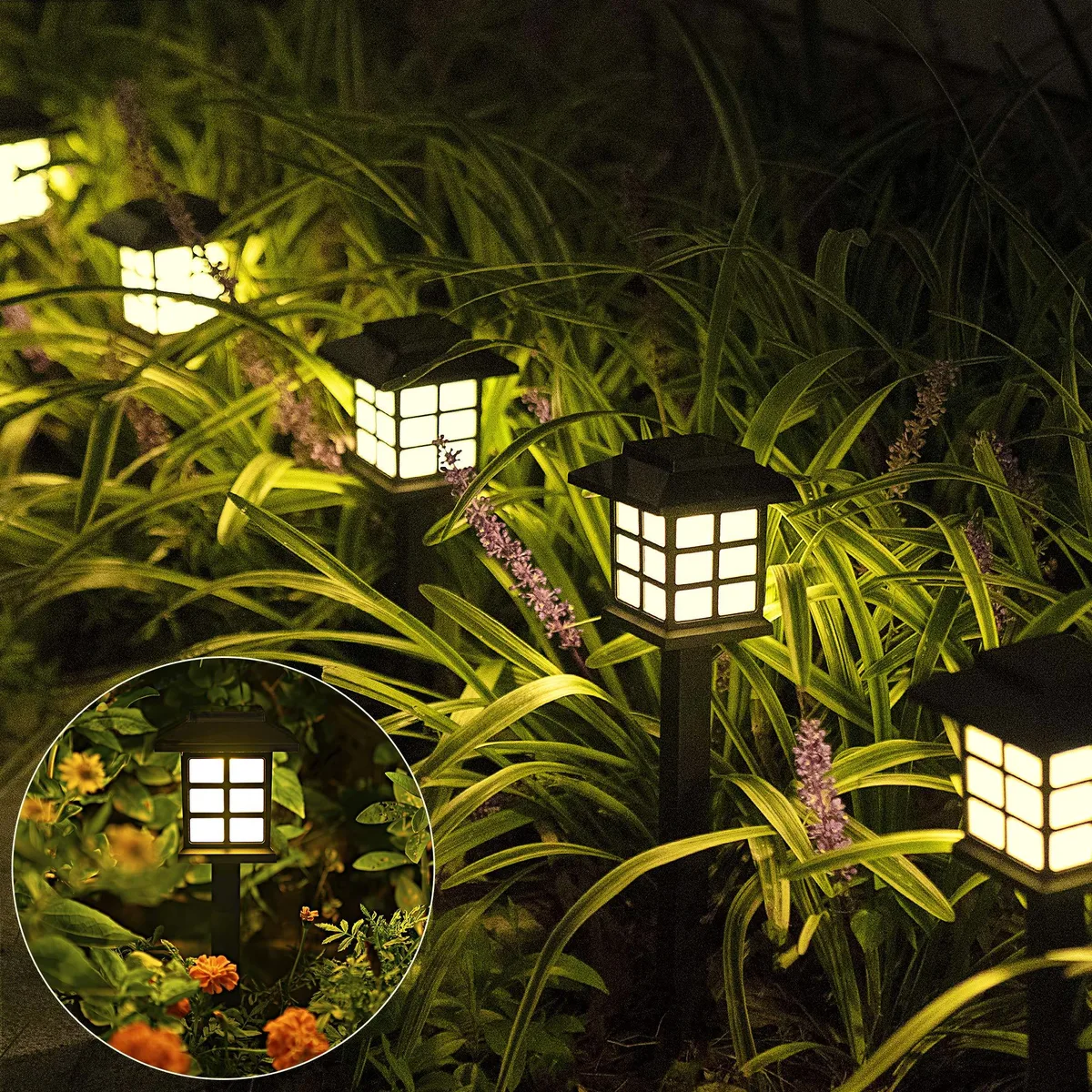 SOLPEX 12 Pack Solar Path Lights Warm White — fotografia produktu
