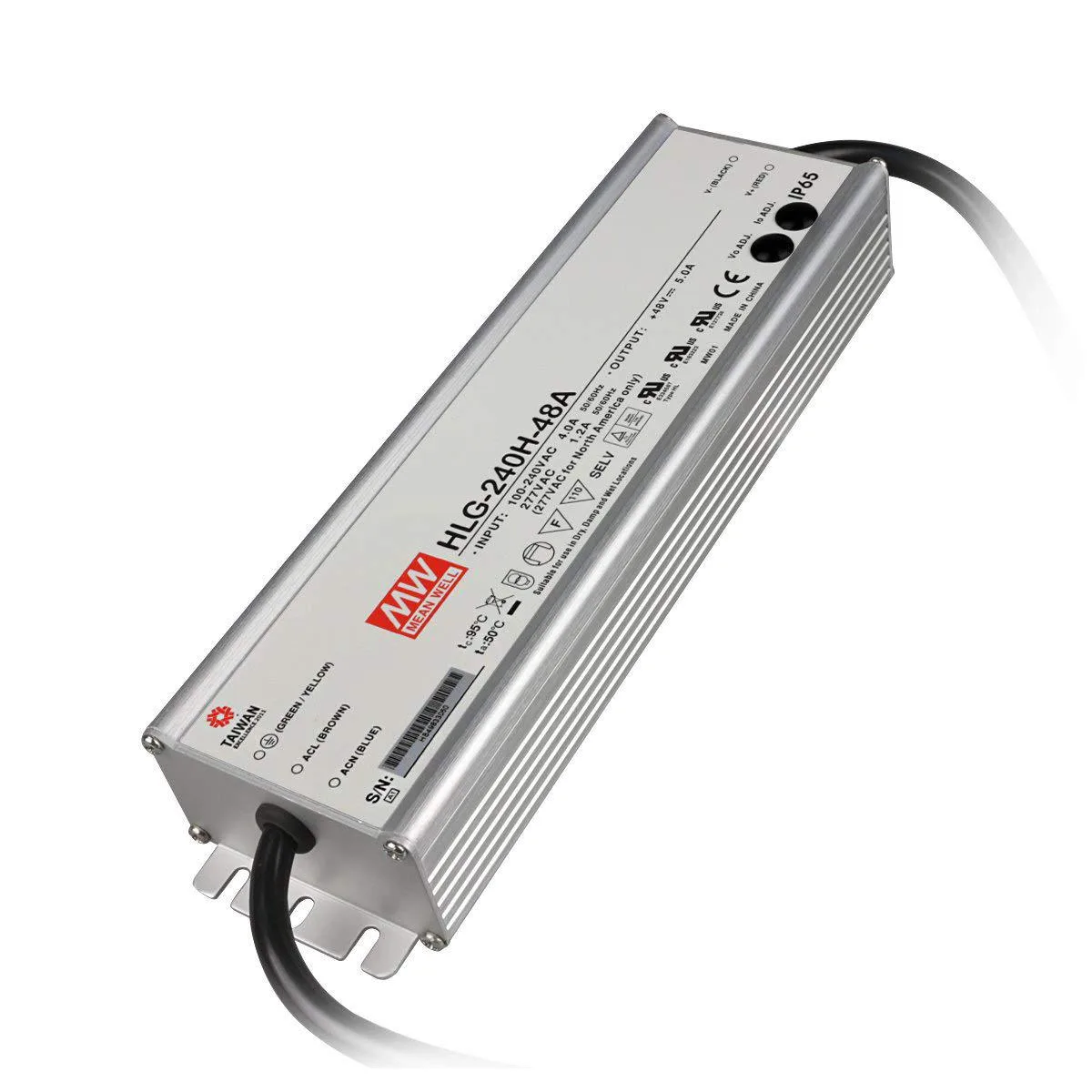 Mean Well Mean Well HLG-240H-48A 48V 5A 240W power supply — photo du produit