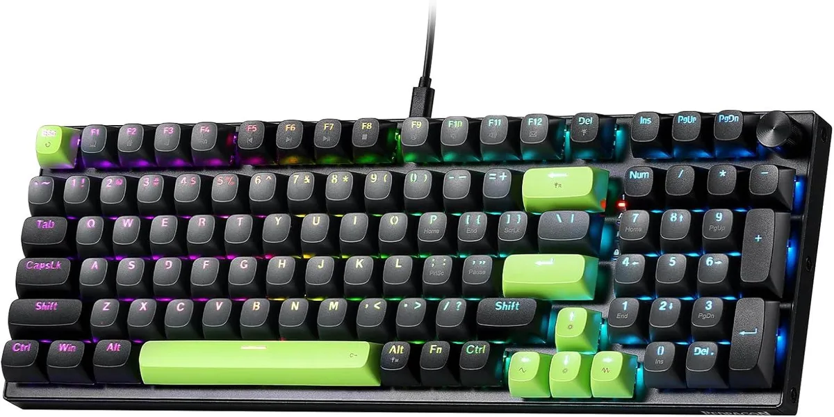 Redragon Redragon K740 98 Keys Wired RGB Gaming Keyboard — produktbild